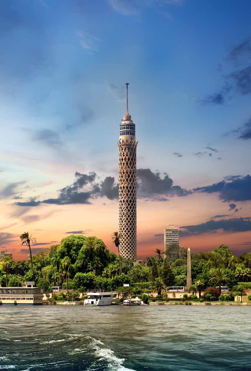 Cairo Tower in Cairo, Egypt